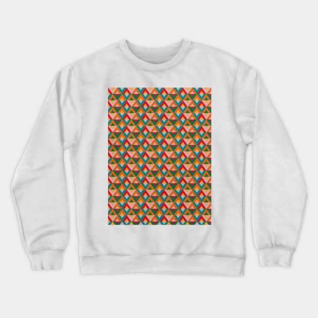 Geometric Ethnic Pattern Crewneck Sweatshirt by Tobe_Fonseca